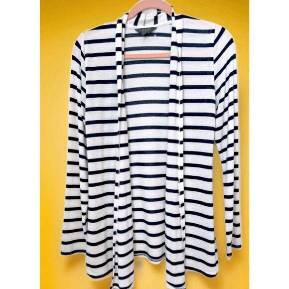 Mix 41 Hawthorne Striped Cardigan Sweater Open Front StitchFix Small A128 NWT - Picture 1 of 5